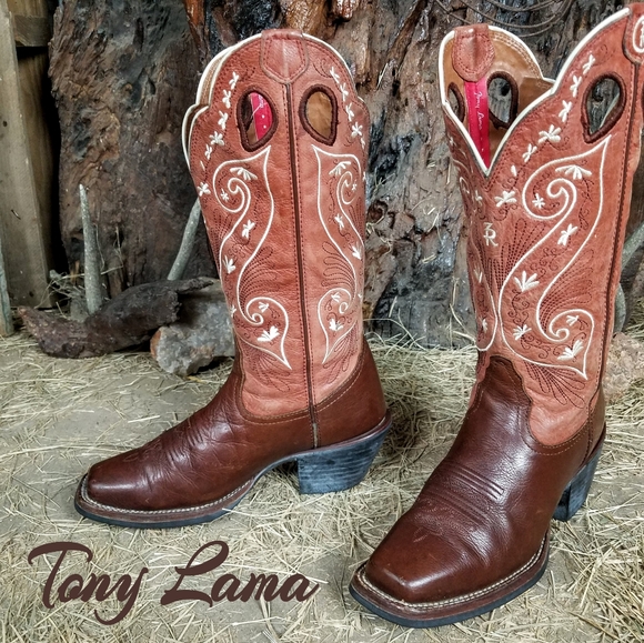 Tony Lama Shoes - Tony Lama 3R cowboy western boots 6.5B